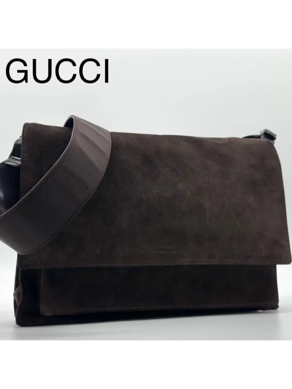Gucci Rare Era Suede Archive Vintage Shoulder